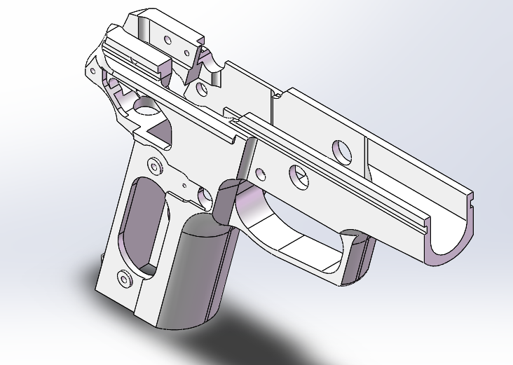 Free 3D file P228 PISTOL FRAME 🔫・3D printing design to download・Cults